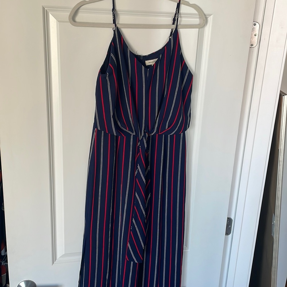 Red White & Blue Striped Jumper